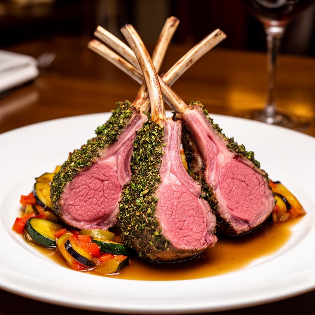 Herb-Crusted Lamb Rack